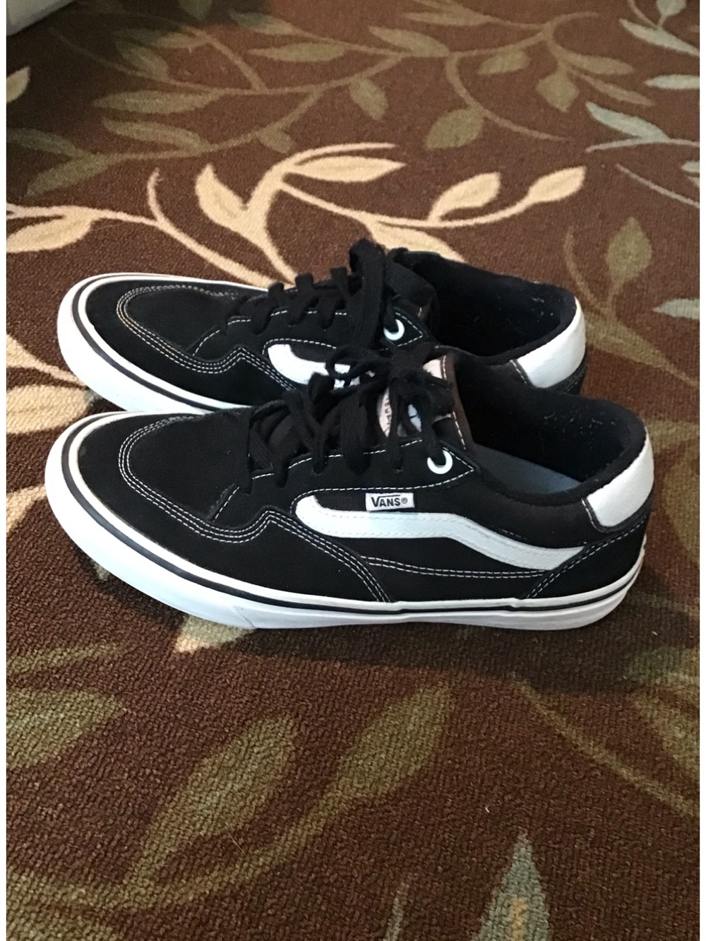 Vans Rowan Black Sneakers Sz 9 Mens